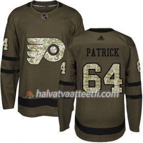Miesten NHL Philadelphia Flyers Pelipaita Nolan Patrick 64 Adidas 2017-2018 Camo Vihreä Authentic